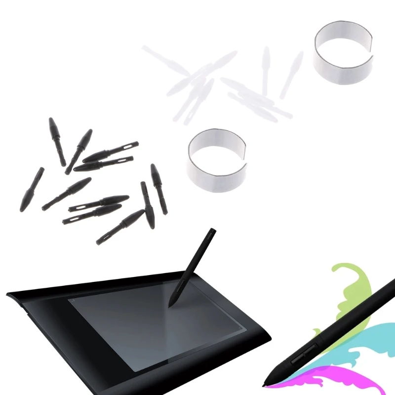 

10 Pcs Replacement Pen Nibs Pen Tips Just for Huion Digital Graphics Tablet