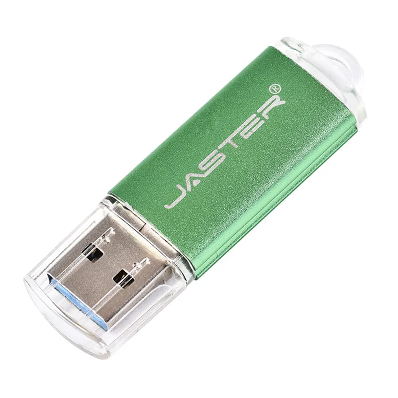 JASTER Металл реальные флеш-диск USB 2,0 4 ГБ 8 16 32 64 128 памяти палочки с печать логотипов под заказ рекламные подарки - Цвет: B