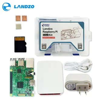 

raspberry pi kit - Raspberry Pi 3 Board + 5V 2.5A US Power Supply + Case + Heat Sink For Raspberry Pi 3 Model B wifi & bluetooth
