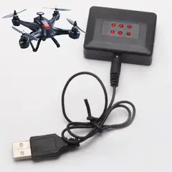 6 Порты и разъёмы Lipo Батарея USB Зарядное устройство для Syma X5C X5SC Радиоуправляемый квадрокоптер зарядное устройство вертолет аксессуары Гц