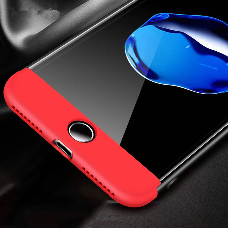 

360 Full Body Case For iPhone XS XR XS MAX Luxury Matte PC Hard Protective Back Cover For iPhone 8 8 Plus 7 6 6S Shockproof Case