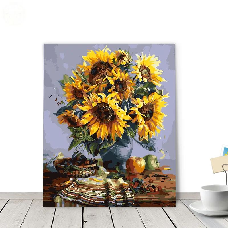 Paint By Number Museum Series Sunflowers By Vincent Van Gogh Philadelphia Museum Of Art