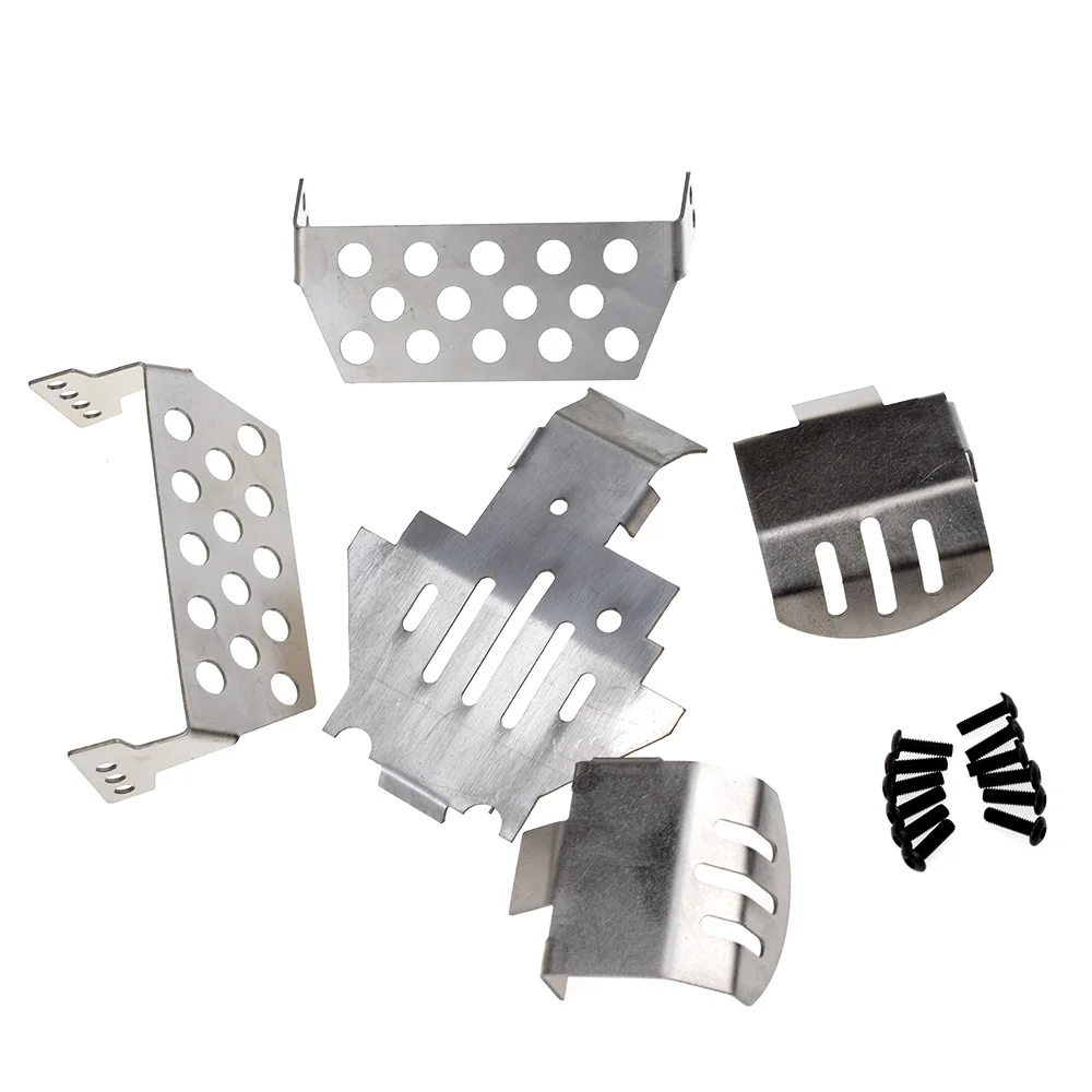 

RC Car Stainless Steel Chassis Armor Axle Protector for 1/10 RC Crawler TRAXXAS TRX-4