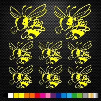 

For 1Set FRELON HORNET 8 Stickers Autocollants Adhesifs Auto Moto Voiture Sponsor Marques