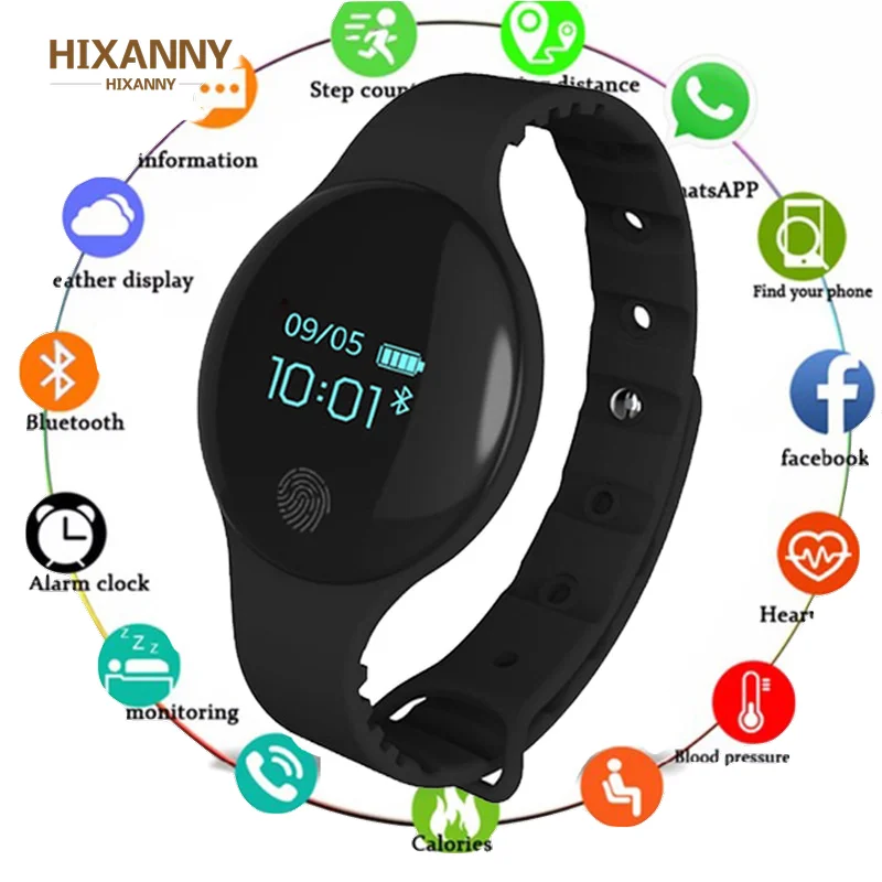 

HIXANNY Bluetooth Smart Watch Sleep Monitor Sport Waterproof Wristwatch for Android IOS iPhone Samsung Bracelet Watch Men Reloj