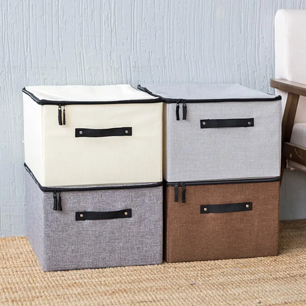 

Washable Nonwoven Storage Box Foldable Underwear Bra Socks Container Drawer Organizer Sundries Cothes Home Storage Quilt Saver