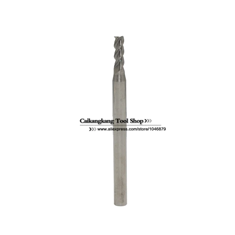 

New 3 Flute Head: 3mm Aluminum cutter End mill Milling of aluminum Cutting Hardness: 45HRC CNC Tool 3F3*4*8*50mm