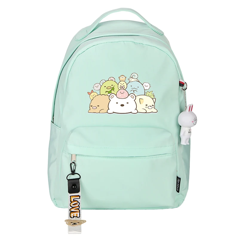 Sumikko гураши рюкзак с принтом Женский Милый Рюкзак Kawaii школьный рюкзак нейлоновый розовый рюкзак мультяшный рюкзак для путешествий