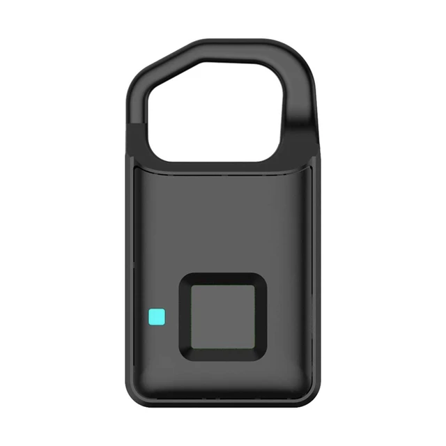 US $20.66 Led Light Intelligent Fingerprint Padlock Suitable for House Door Suitcase Backpack Gym Bike Office