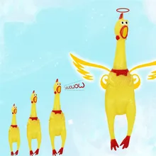 30cm 17cm Screaming Chicken Squeeze Sound Toy Pets Toy Product Dog Toys Shrilling Decompression Tool gadgetsFunny