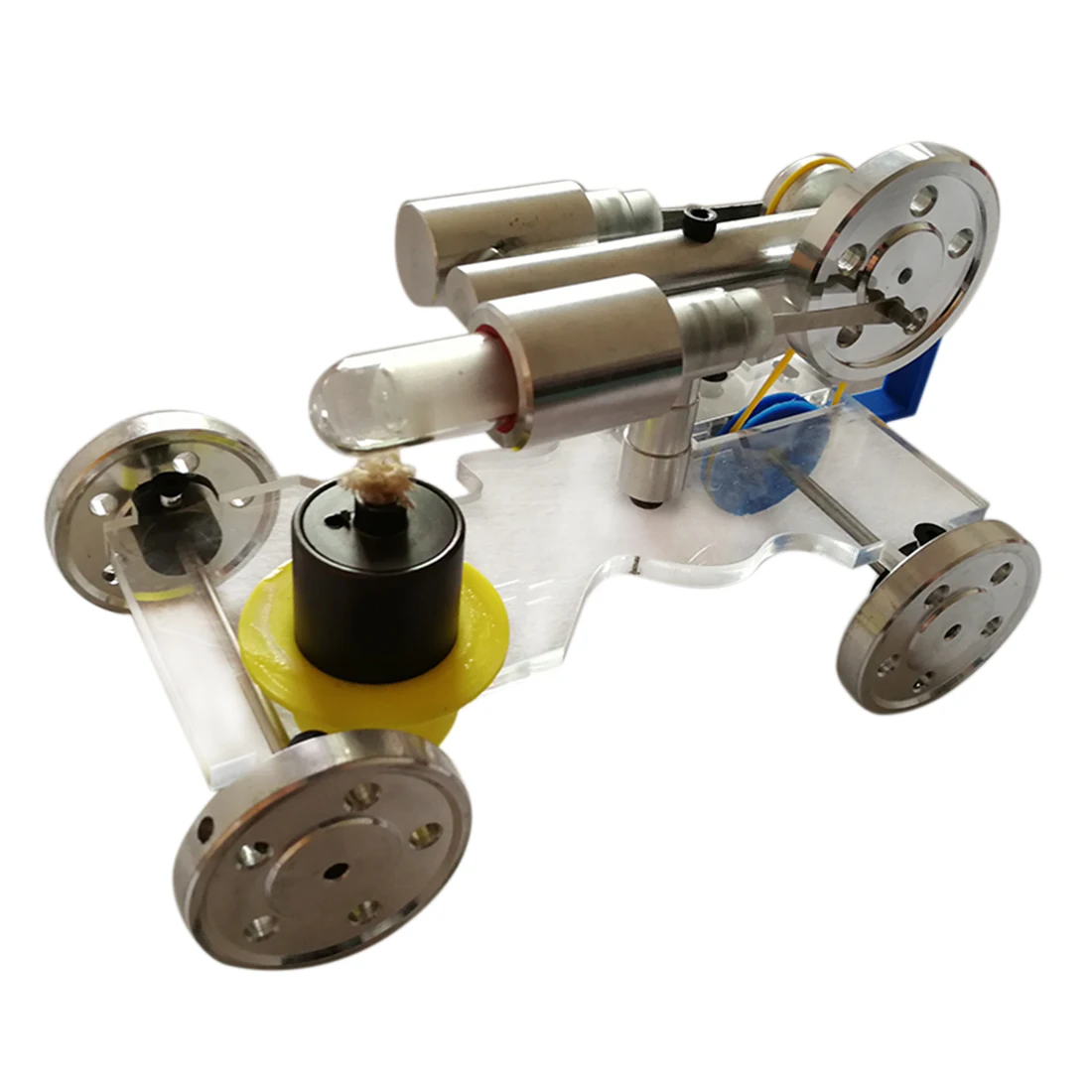 

Free Shipping Bootable Stirling Car Stirling Engine Model Toy Model Kit For DIY Science Education