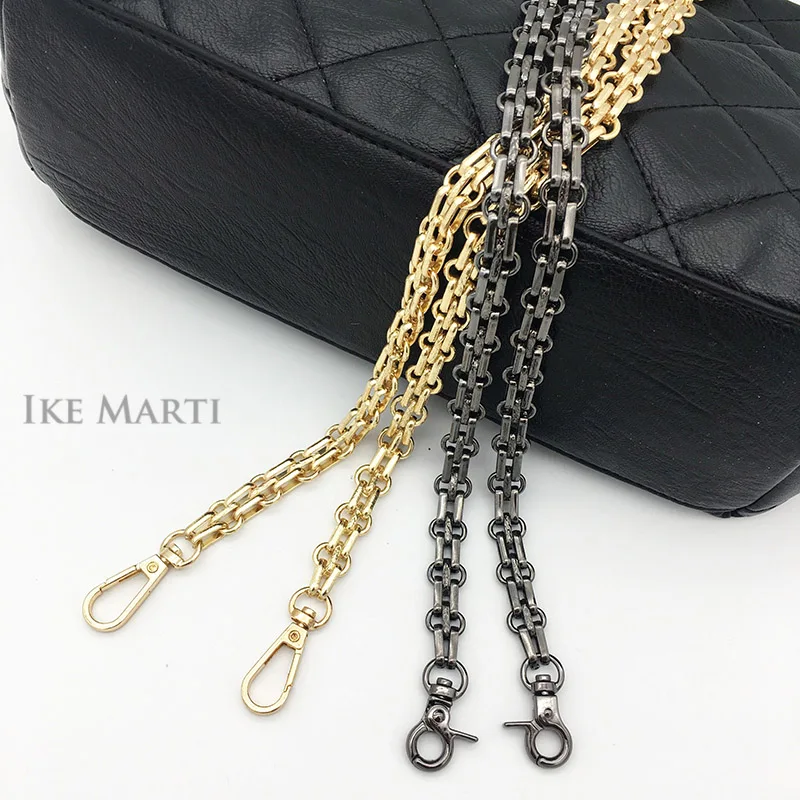 

Replacement Chain Gold for Shoulder Crossbody Bags for Women Hardware Bag Parts Accessories Black Chains Long Handbag Strap Belt