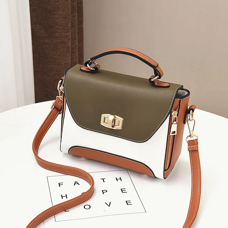 2019 женская кожаная сумка через плечо для женщин Ретро на сумочка Bolso de Mano Sac Femme
