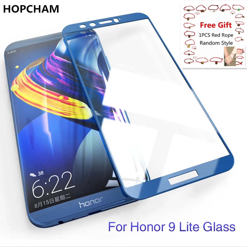 Закаленное стекло HOPCHAM с защитой от царапин 0 26 мм для Huawei Honor 9 Lite V10 Защита экрана