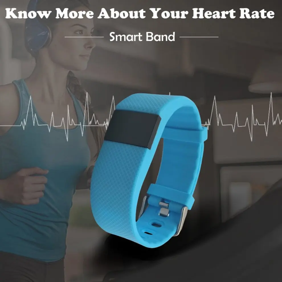 

8PCS Wristbands Wearable Devices Waterproof Heart Rate Sleep Monitoring Step Counting Smart Bracelet Sports Fitness Tracker