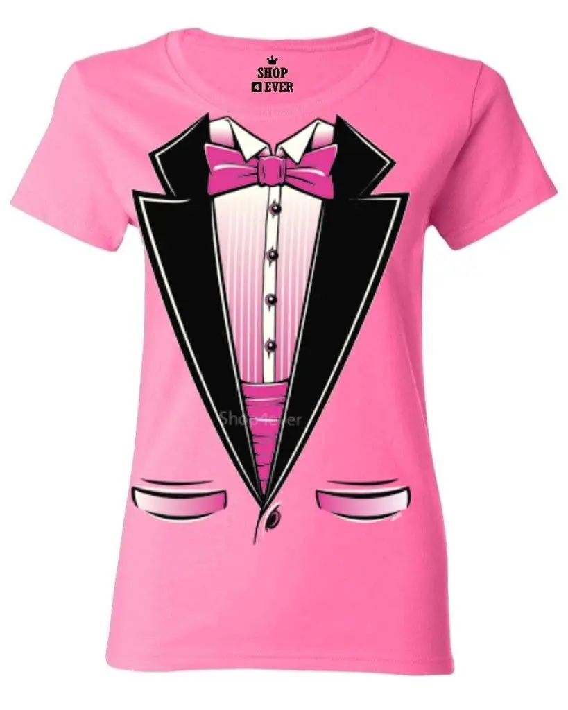 Neo Tuxedo Women's T Shirt Humor Wedding Party Funny Tux Shirts Summer
