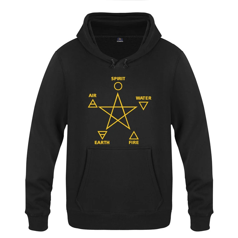 Five Ele мужские ts and Pentagram 30STM рок толстовки мужские мужские с капюшоном флисовый пуловер толстовки