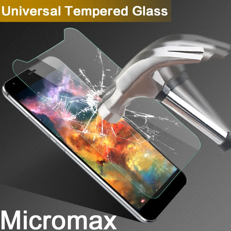 Универсальный закаленное Стекло Плёнки для Micromax Canvas Play/4 г 5.5 дюймов 9 H 2.5D Экран