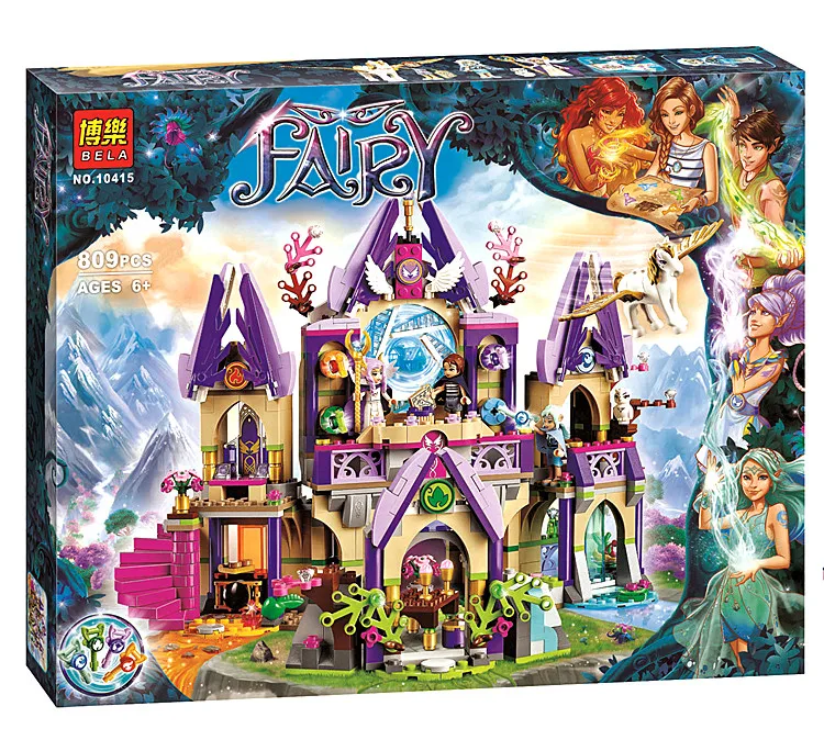 

Hot Nuevo 10415 Elfos Azari/Aira/Naida/Emily Jones Cielo Fortaleza Castillo Building Block Toys