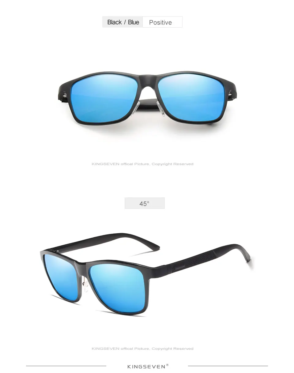 KINGSEVEN Retro Sunglasses Women Aluminum Magnesium Eyewear