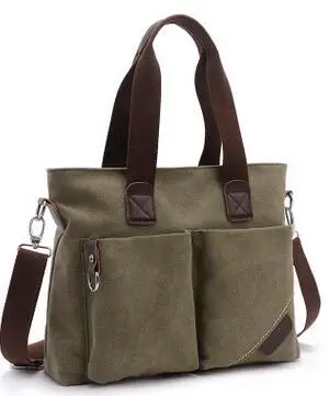 Новая холщовая Портативная сумка через плечо для отдыха, портфель, холщовая мужская сумка
