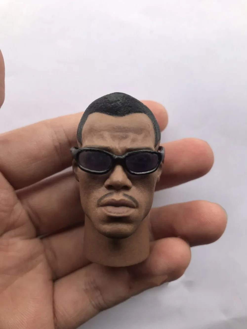 

1/6 scale Ghost Assassin Blade Wesley Snipes head sculpt figure accessories for 12" action figure doll. not include other A0217