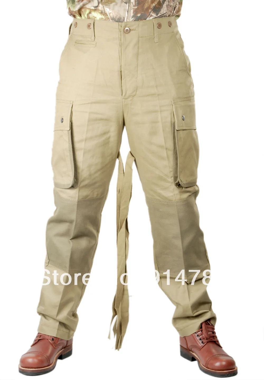 

WWII US M42 AIRBORNE JUMPSUIT TROUSERS IN SIZES-33999