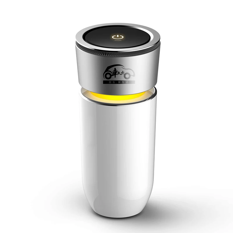 

Car oxygen bar car air purifier custom logo clean cup negative oxygen ion sterilization humidifier
