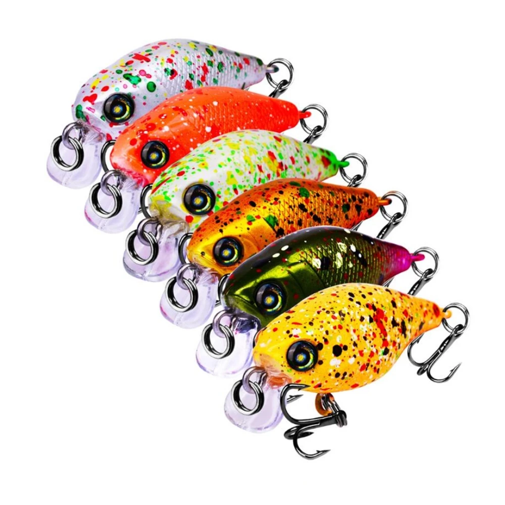 1 pcs Crankbait المتذبذب الصيد إغراء 46mm 4.5g الاصطناعي الطعم الثابت مع 12 # السنانير باس الساعد Swimbait المرقط 6 ألوان معالجة 1 pcs Crankbait المتذبذب الصيد إغراء 46mm 4.5g الاصطناعي الطعم الثابت مع 12 # السنانير باس الساعد Swimbait المرقط 6 ألوان معالجة