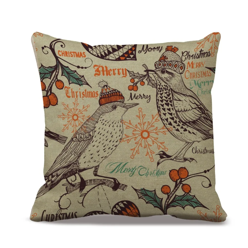 Online Buy Wholesale Unique Throw Pillows From China Unique Throw - Birds Snowman Christmas Trees Cherry Pattern Home Pillow Case Cotton Linenvintage Xmas Decor Unique Throw online buy wholesale unique throw pillows from china unique throw - birds snowman christmas trees cherry pattern home pillow case cotton linenvintage xmas decor unique throw