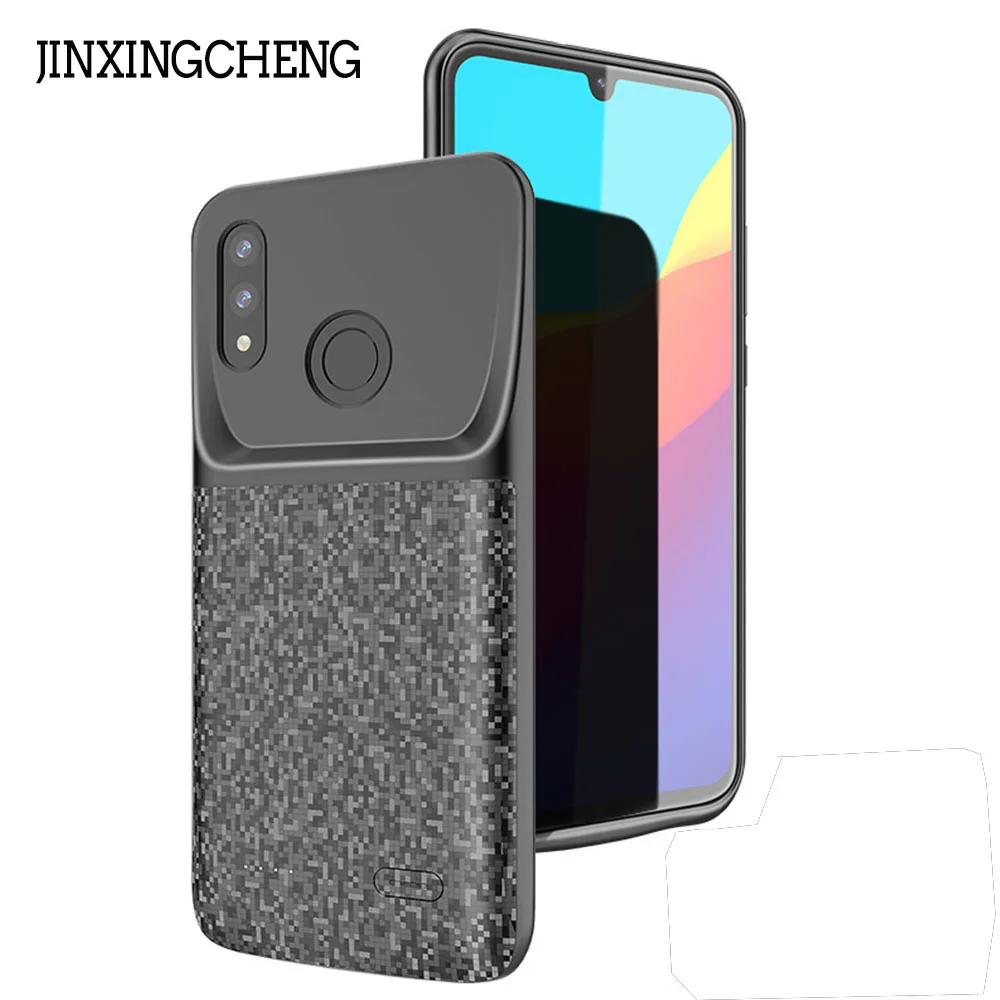 

JINXINGCHENG Fast Charger Soft Frame Battery Case for Huawei honor 10 Lite 4700mah Back Clip Fast 18650 Battery Charger Cover