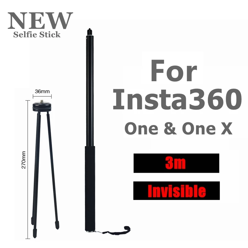 3 0 м Невидимый стержень для Insta 360 один R & X2 X Камера селфи палка монопод Insta360 пуля