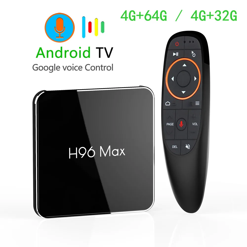 

Android 8.1 Amlogic S905X2 Smart TV BOX LPDDR4 4GB 64GB 2.4GHz & 5GHz Wifi Bluetooth 4K 3D Set top box With Google Voice Control