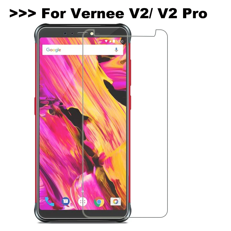 

Vernee v2 pro Tempered Glass for Vernee V2 5.99" 9H Explosion-proof Protective Film Screen Protector Vernee v2 pro mobile Phone