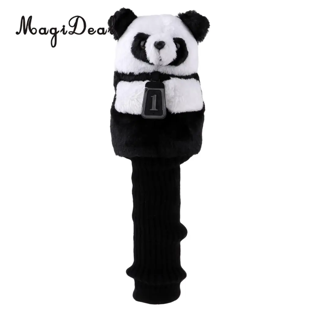 MagiDeal Tiger Head + Panda Animal Sports Golf Club Headcover Head Cover for 460 cc/No.1 Wood Driver