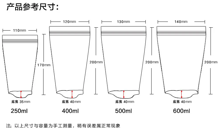16*24 см 6,29 "x 9,44" 50 шт./лот закуска чай еда матовая прозрачная подставка клапан сумка для хранения упаковки Doypack пластиковый пакет на змейке