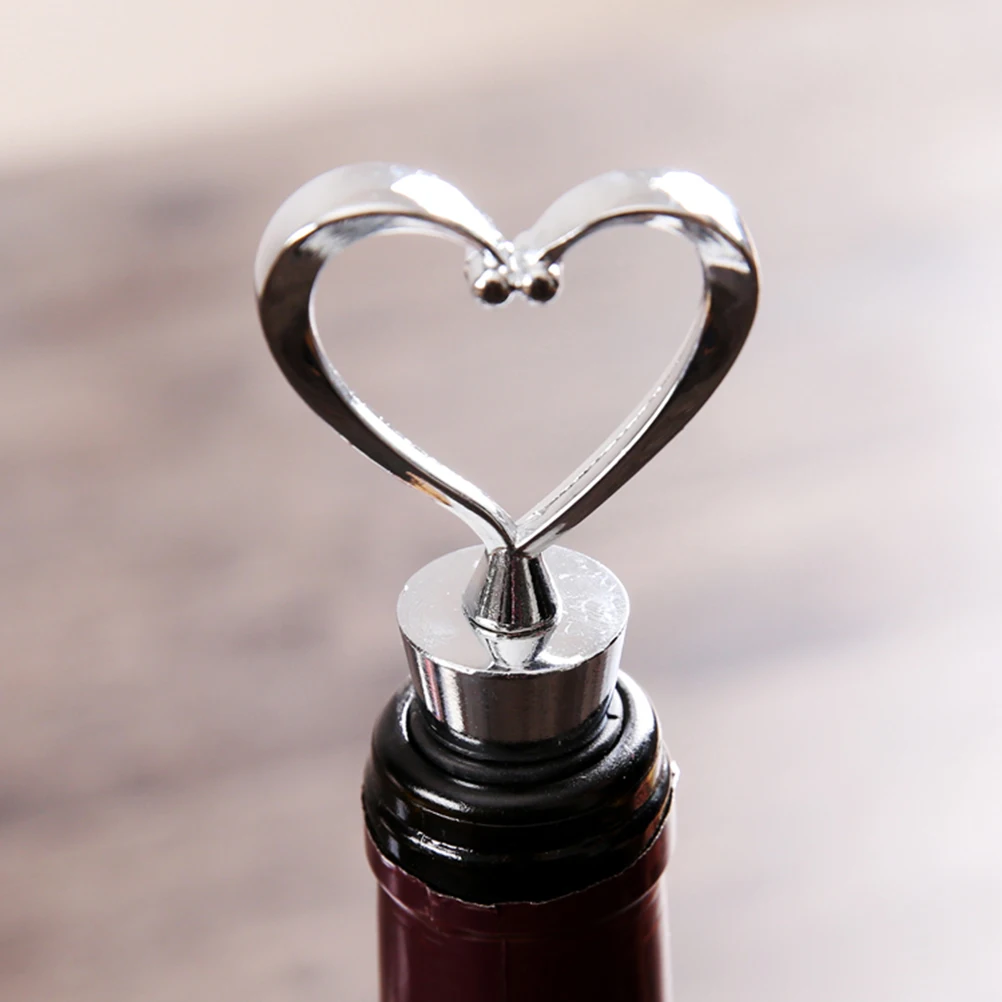

Elegant Heart Shaped Wine Stopper ,bottle stopper Wedding Favors Brand New