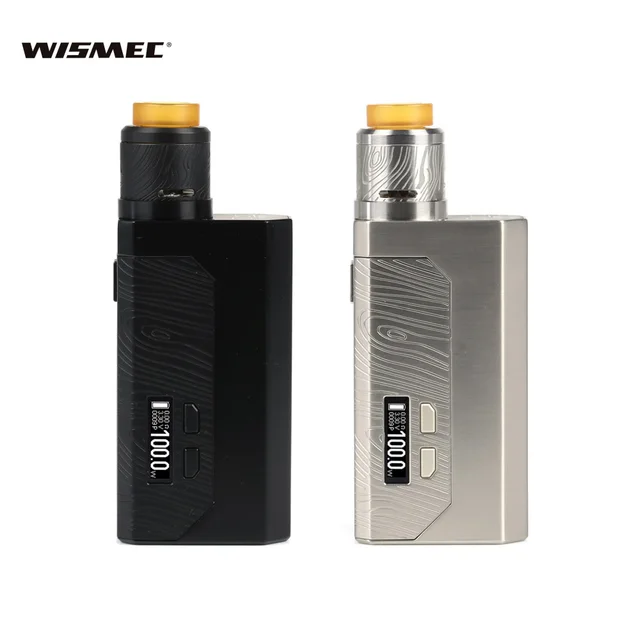 Оригинальный Wismec Luxotic MF комплект окно с гильотины V2 RDA Vape танк с 7 мл блок впрыскивания использует 21700/18650 E-сигареты vape комплект
