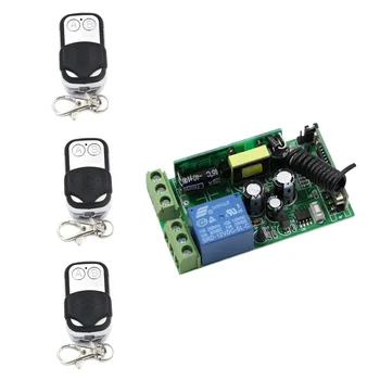 

AC85V 110V 220V 250V Wireless Remote Control Lighting Switch ON/OFF 1 Channal Relay Switch Receiver With Waterproof Transmitter