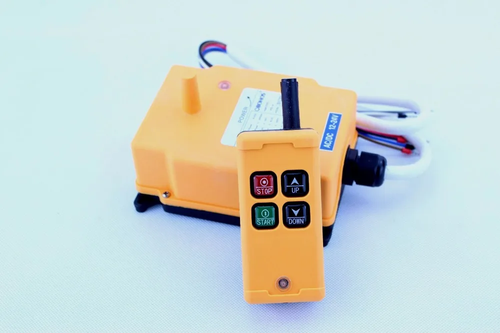 

HS-4 4 Channels 1 Speed Control Hoist industrial wireless Crane Radio Remote Control System crane