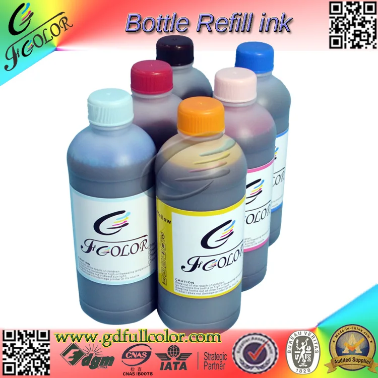 Специальный краска на водной основе чернила для Epson D700 принтера. Ультрафиолетовая краска на основе красителя для Fuji DX100 бутылки заправки чернил