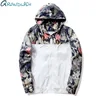 Grandwish Floral Bomber Veste Hommes Hip Hop Slim Fit Fleurs Pilote Bombardier Veste Manteau Hommes de Vestes À Capuchon Plus La Taille 4XL, PA571 ► Photo 1/6