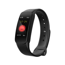L6 pulsera inteligente impermeable presión arterial Monitor de ritmo cardíaco Fitness Tracker podómetro reloj inteligente para Xiaomi Huawei