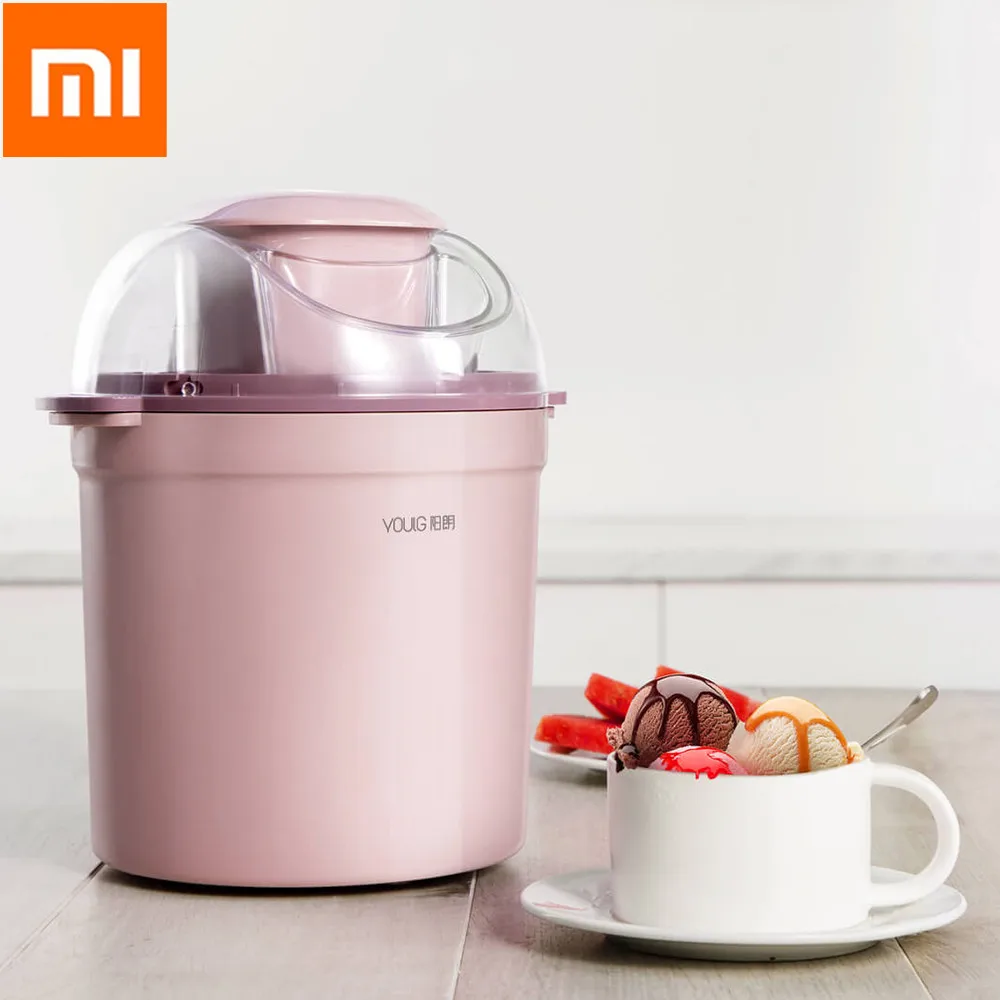 

Xiaomi youpin 0.8L/12W Home Ice Cream Maker Machine Triple Refrigeration System Simple One-button Operation Low Noise