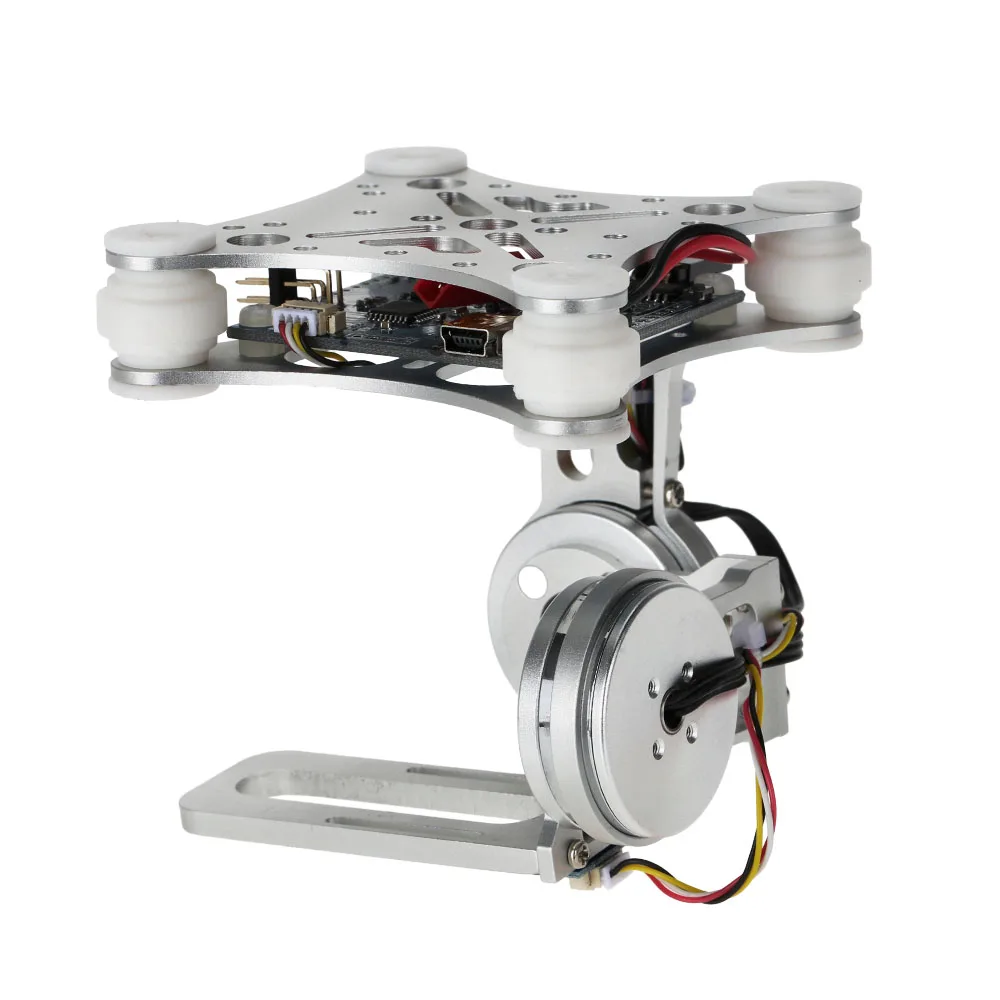 OCDAY 2 Axis Brushless Gimbal PTZ Control Panel For Gopro3 4 DJI Phantom 1 2 3 SJ4000 SJ5000 Aerial Photography