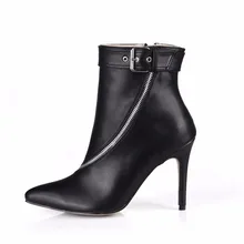 Women's Fashion platform Motorcycle winter Thin Heel zip ankle boots for women high heels boots ladies sexy shoes black 3463BT-V Women's Fashion platform Motorcycle winter Thin Heel zip ankle boots for women high heels boots ladies sexy shoes black 3463BT-V
