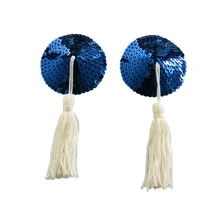 Новое поступление 1 пара Стикини s Стикини для женщин в форме сердца блестки Сексуальная наклейка для груди с кисточкой секс аксессуары NCS025