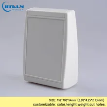 Настенный abs Электрический ящик распределительная коробка для проводов DIY дизайн блок питания проект коробка пластиковый инструмент чехол 152*108*54 мм 6 шт