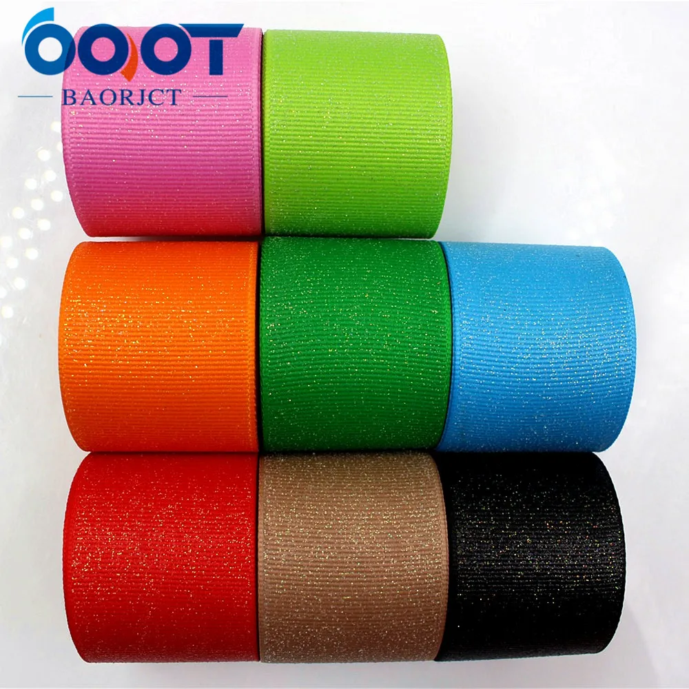

OOOT BAORJCT 175294 ,38MM solid shiny Grosgrain ribbon , 10 yards, DIY hanproduction headwear accessories, Decorative materials