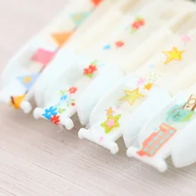 Симпатичные Флаг Star Пресс Тип декоративные ленты коррекции дневник Канцелярские школа питания DIY скрапбукинга наклейки